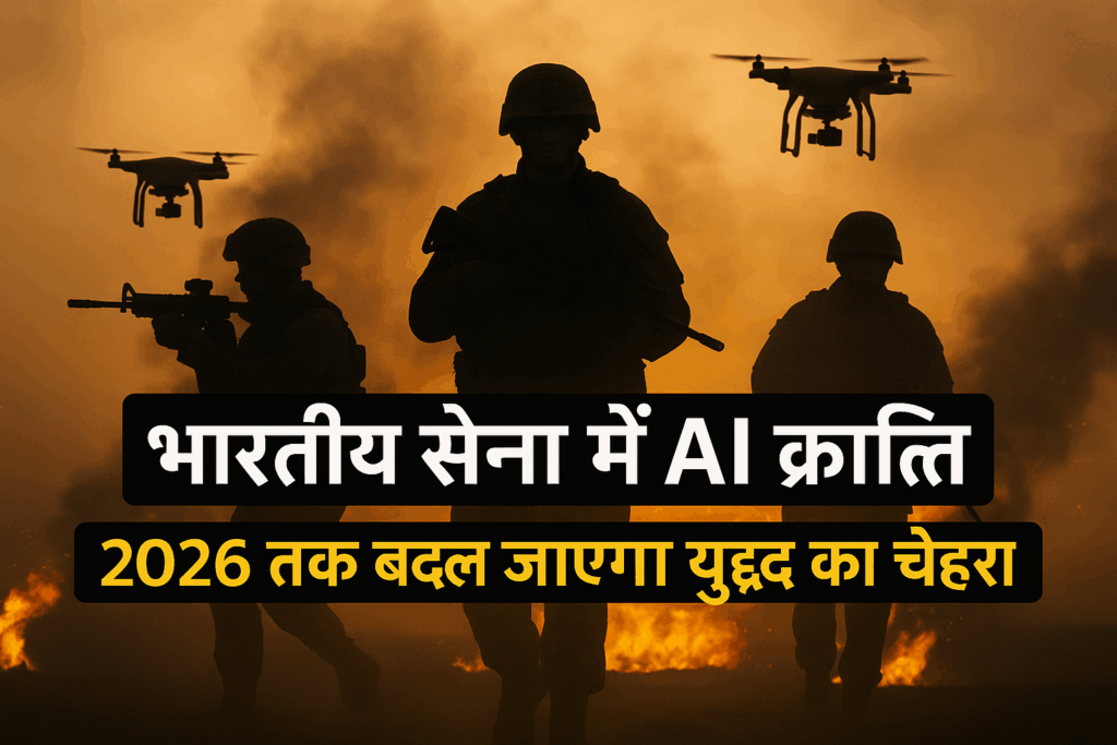 आर्टिफिशियल इंटेलिजेंस से बदल रहा है युद्ध का तरीका, 2026-27 तक भारतीय सेना तैयार करेगी